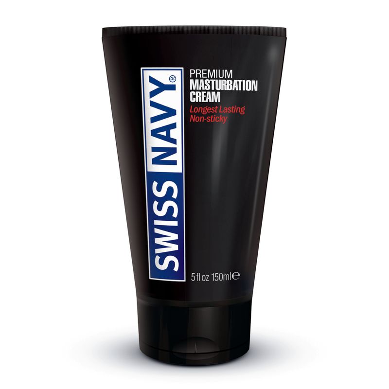 Swiss Navy Masturbation Cream 5oz/147ml-SNMASTCREAM5OZ