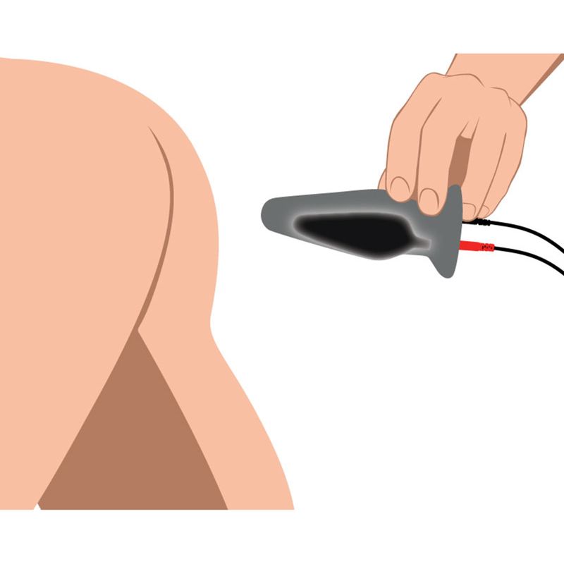 Zeus Anal Amplifier Silicone eStim Plug-AF553