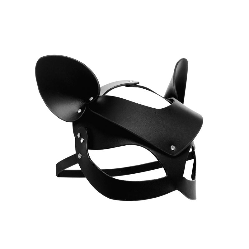 Bad Kitten Leather Cat Mask-AF845