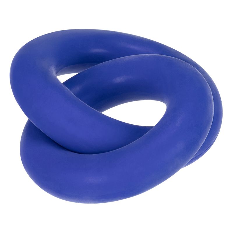 DUO Linked Cock/Ball Rings by Hunkyjunk Cobalt-HUJ-104-CBL