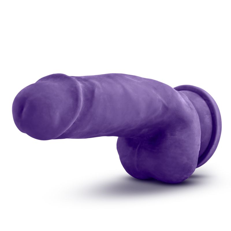 Au Naturel Bold Beefy 7in Dildo Purple-BL-36441