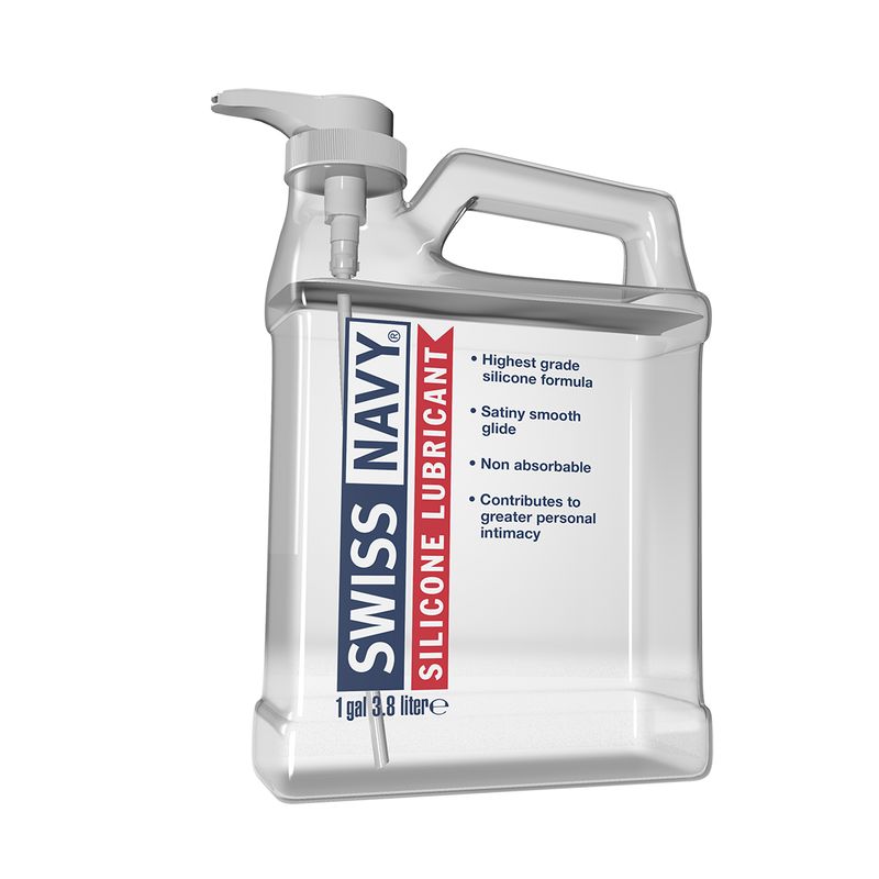Swiss Navy Silicone Lubricant 1gal/3.8L-SNSL1G