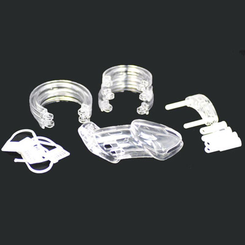 Male Chastity Kit Clear-CB6000