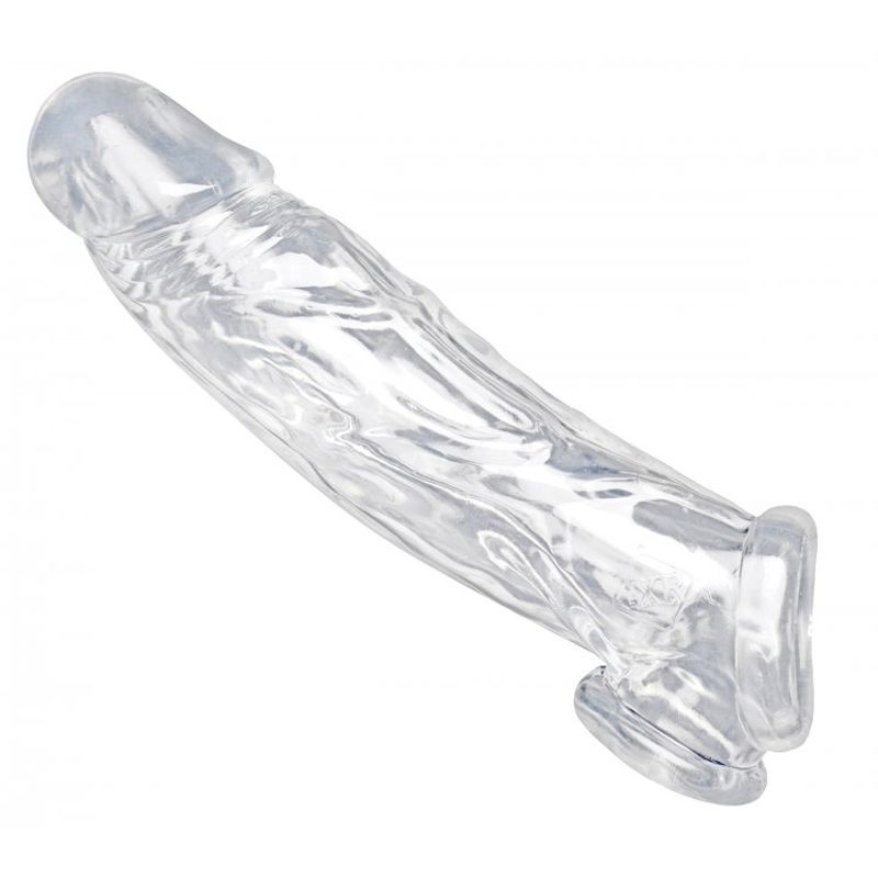 Realistic Clear Penis Enhancer and Ball Stretcher-AF697