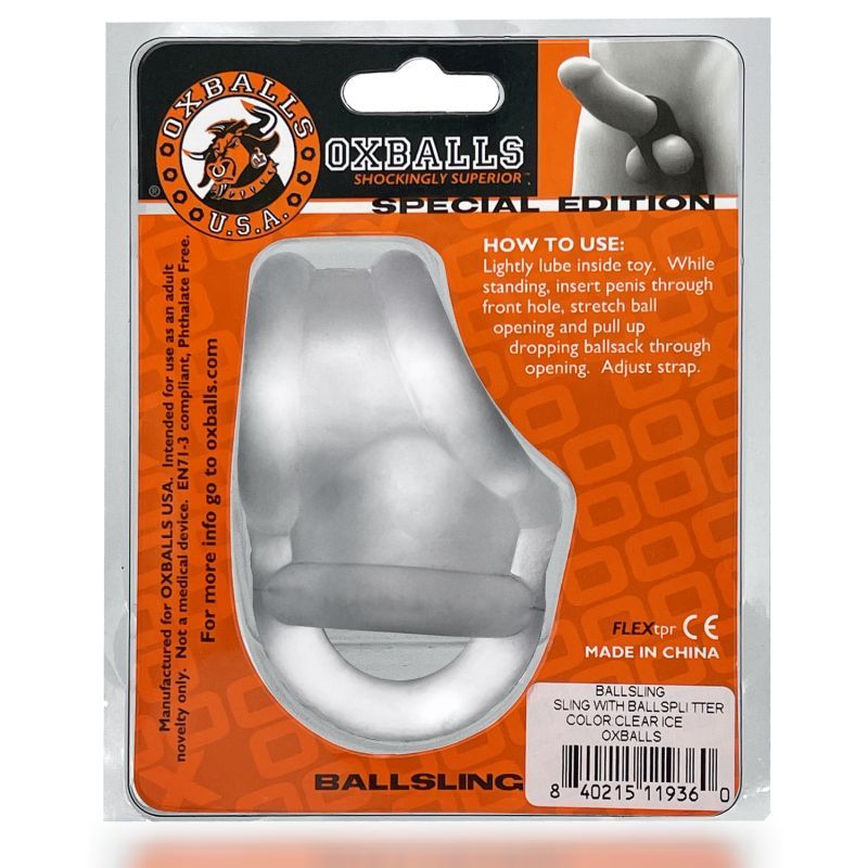 Ballsling Ball Split Sling Clear Ice-OX-3027-CLRICE