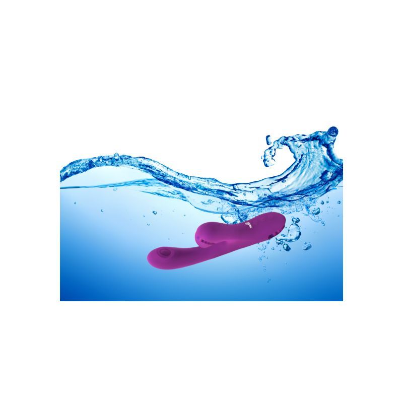 Viben Dazzle Rechargeable Thumping Rabbit Berry-VB-75006-BERRY