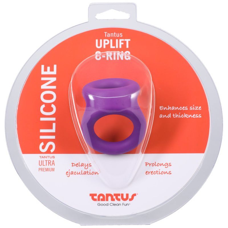 Uplift Silicone Cock Ring Lilac-0191-45-TC