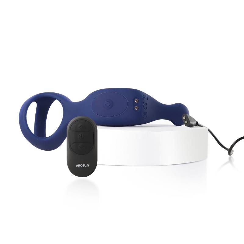 Underquaker Vibrating Anal Probe with Cockring and Remote-ARS-G03001UQ