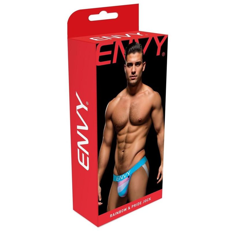 Rainbow Pride Jock Blue-BLE108-BLU-L/XL