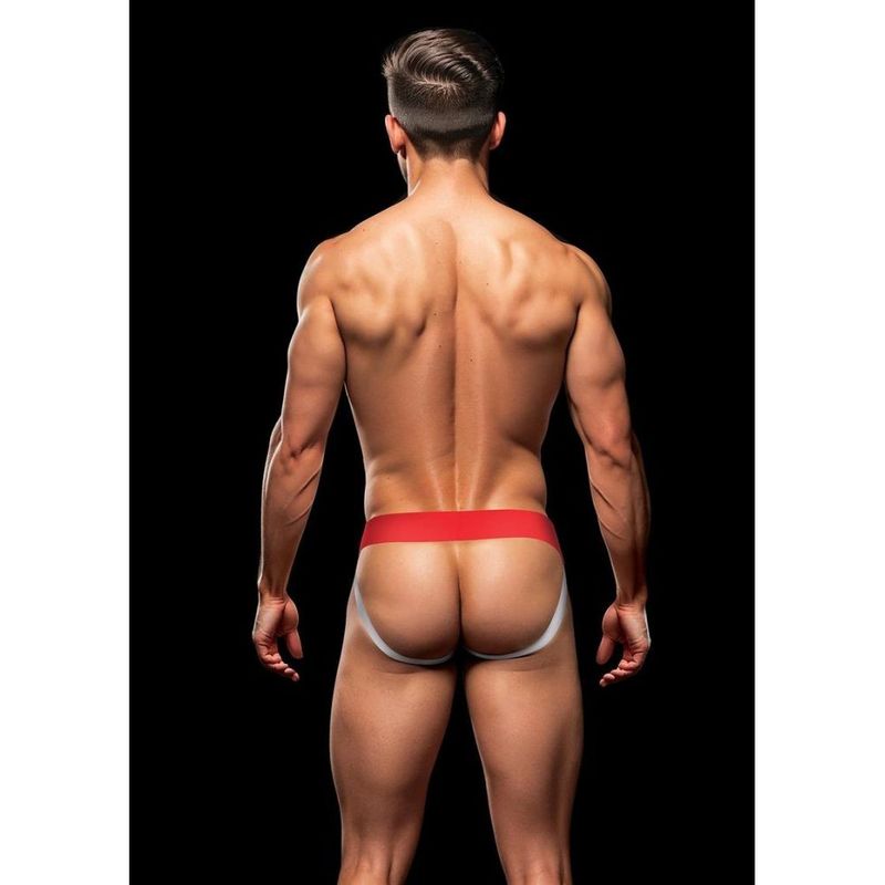Rainbow Pride Jock Red-BLE108-RED-S/M