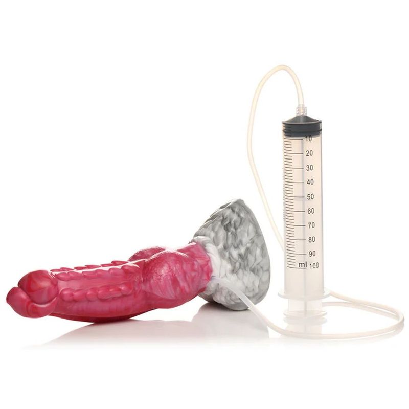 Resurrector Phoenix Squirting Silicone Dildo-AH309