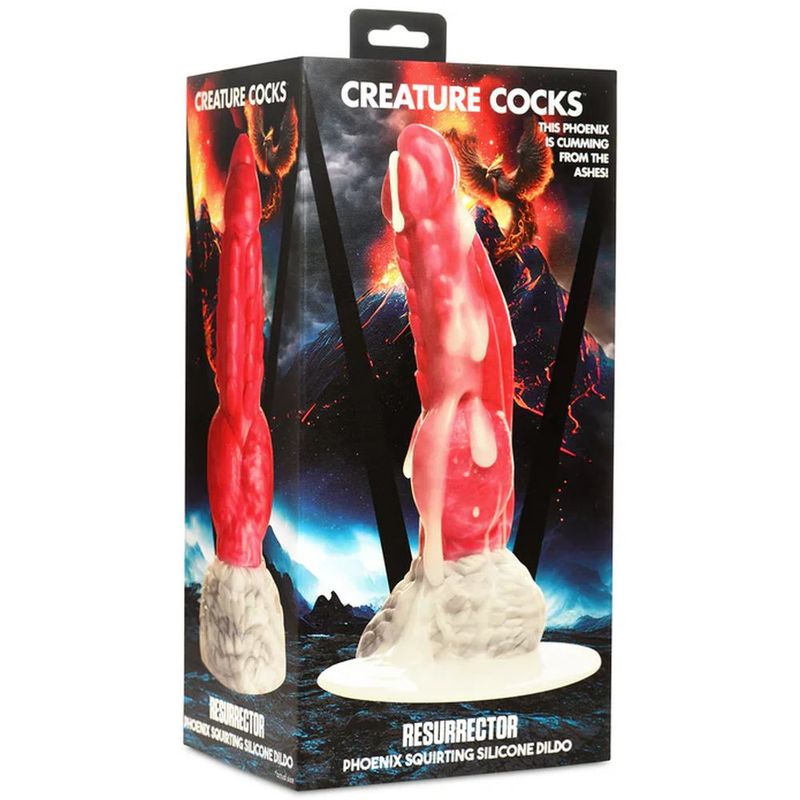 Resurrector Phoenix Squirting Silicone Dildo-AH309