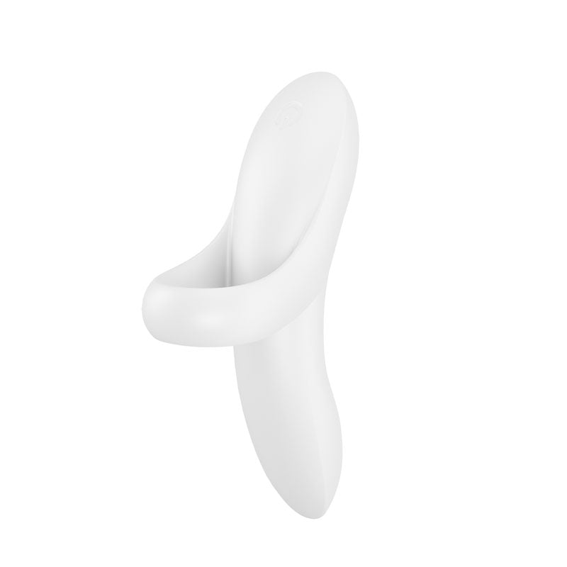 Satisfyer Bold Lover - White USB Rechargeable Finger Stimulator-4004105