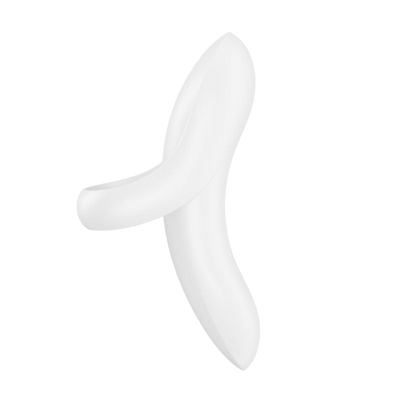 Satisfyer Bold Lover - White USB Rechargeable Finger Stimulator-4004105