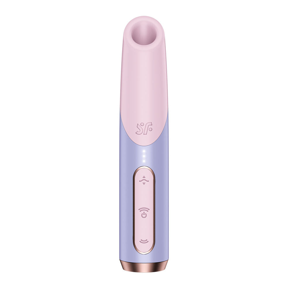 Satisfyer Bold Kiss - Purple USB Rechargeable Air Pulse Stimulator-4078533