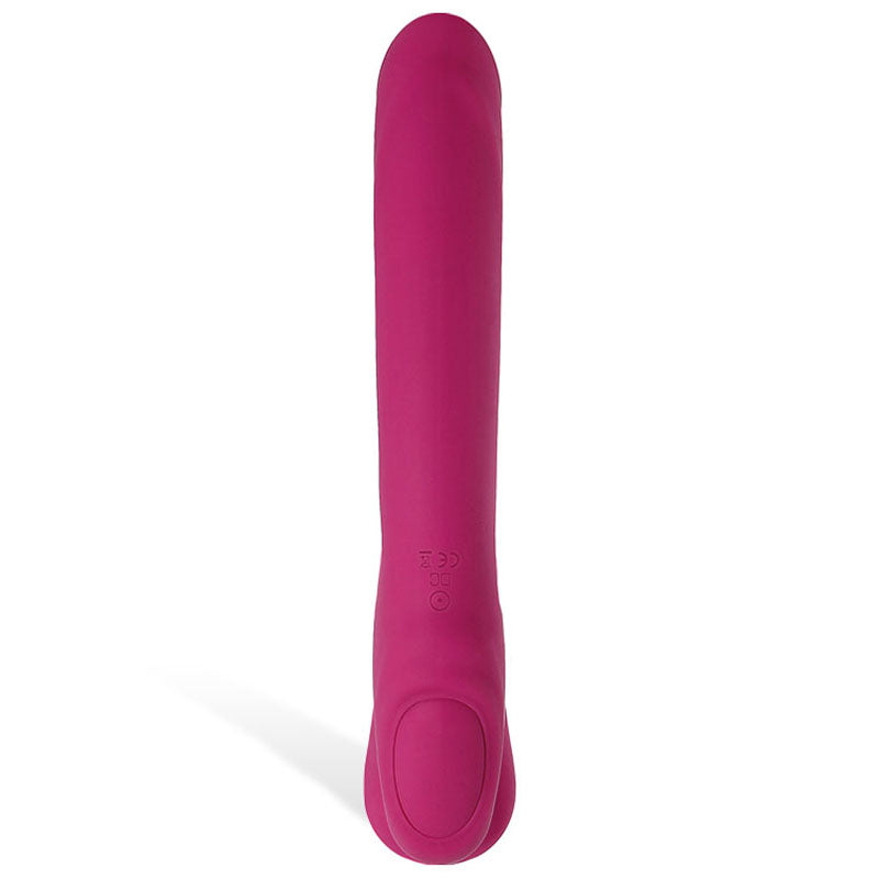Adam & Eve Eves Vibrating Strapless Strap-On - Pink 22 cm (8.75) USB Rechargeable Strapless Strap-On-B842 6200