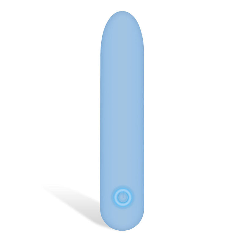 Adam & Eve Eves Silky Sensations Rechargeable Bullet - Blue 9.4 cm USB Rechargeable Bullet-E195 4000