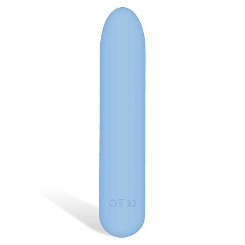 Adam & Eve Eves Silky Sensations Rechargeable Bullet - Blue 9.4 cm USB Rechargeable Bullet-E195 4000