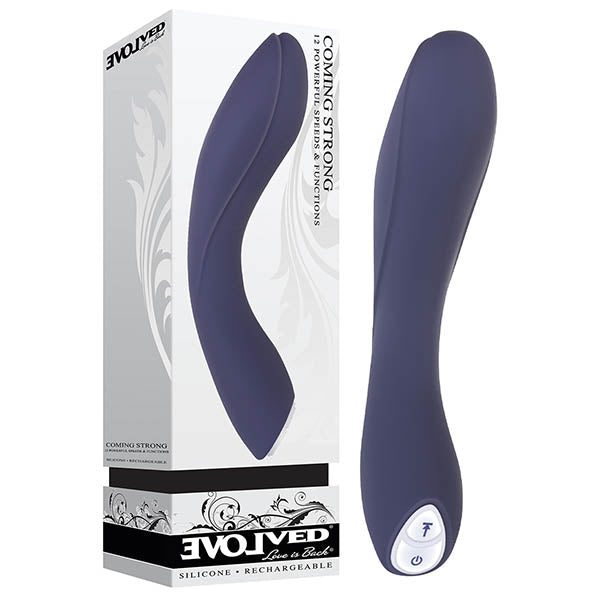 Evolved Coming Strong - Navy Blue 119 cm (7.5) USB Rechargeable Vibrator-EN-RS-4449-2