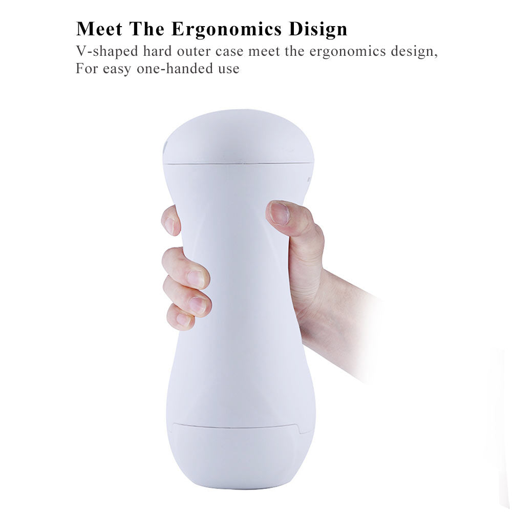 Hismith Vibrating Vagina Stroker Machine Attachment - USB Rechargeable Vibrating Vagina Stroker for Hismith Sex Machines - HSA15