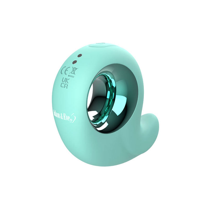 Adam & Eve CURVY CUTIE PLEASURE COMBO - Teal USB Rechargeable Tapping Stimulator-I484 4600