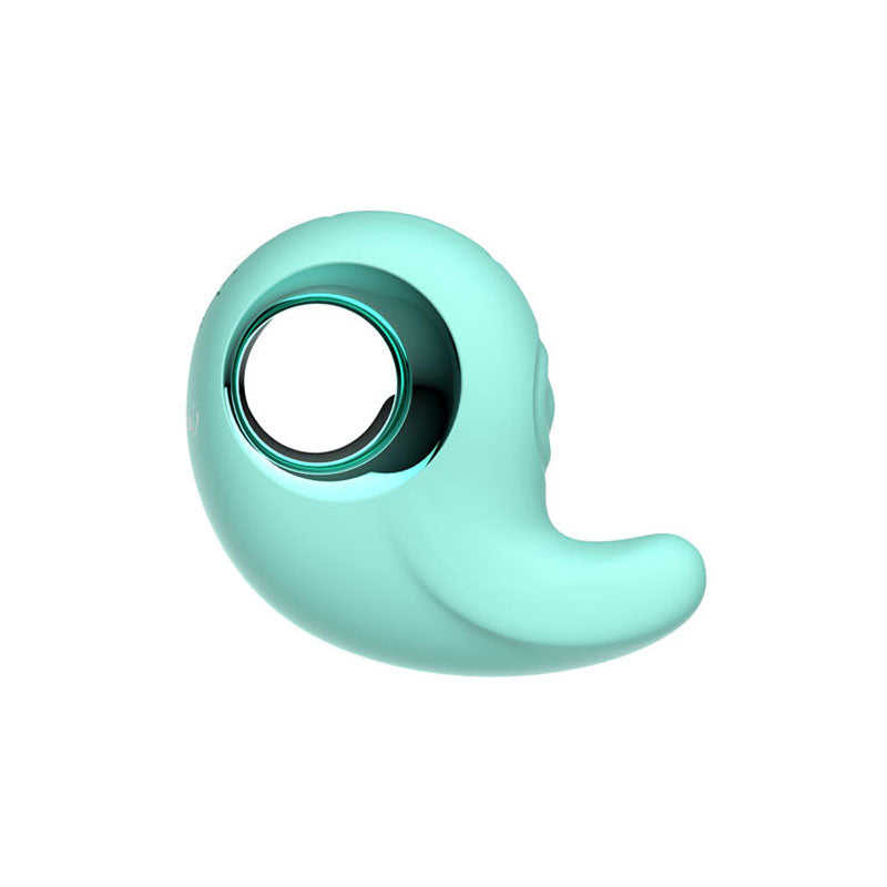 Adam & Eve CURVY CUTIE PLEASURE COMBO - Teal USB Rechargeable Tapping Stimulator-I484 4600
