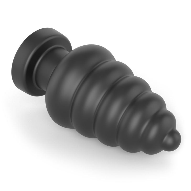 King Sized 7 Vibrating Anal Cracker - Black 17.8 cm XL Vibrating Butt Plug-LV120115