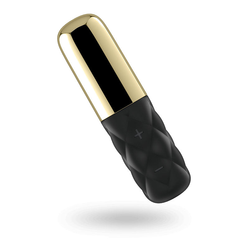 Satisfyer Mini Sparking Darling - Gold/Black USB Rechargeable Mini Vibrator-SATMINI-LH