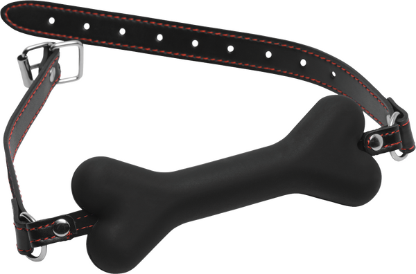 Hound Adjustable Dog Bone Gag-AE729