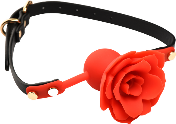 Blossom Gag Silicone Rose Gag-AH071