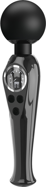 Rechargeable Wand - Skyler (Black)-BW-055016-LED