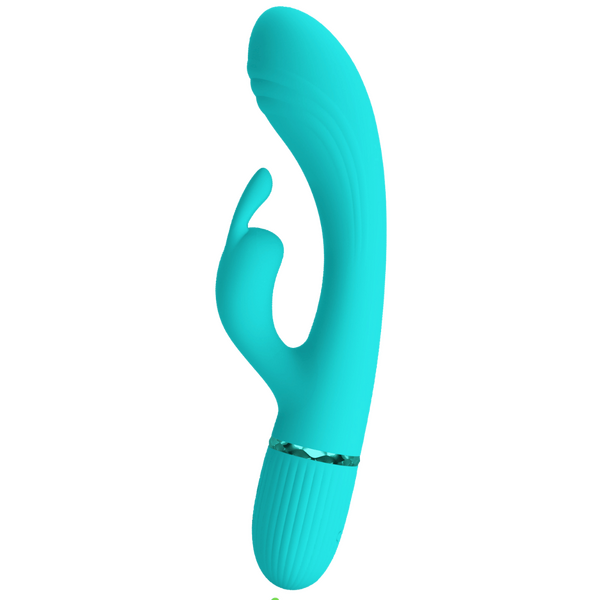 Super Soft Silicone Dual Motor Scocco (Blue)-BW-500060-1