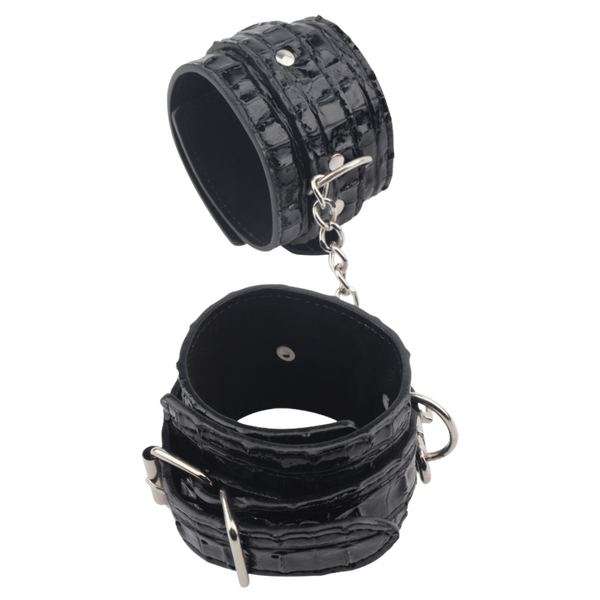 Surrender Ankle Restraints (Black)-CN-632198772