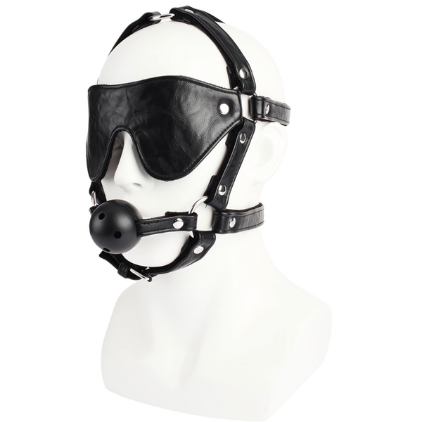 Ball Gag with Eye Mask-CN-738904232