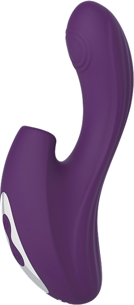Zirconia Sucking & Knocking Vibrator (Purple)-CN-811123541