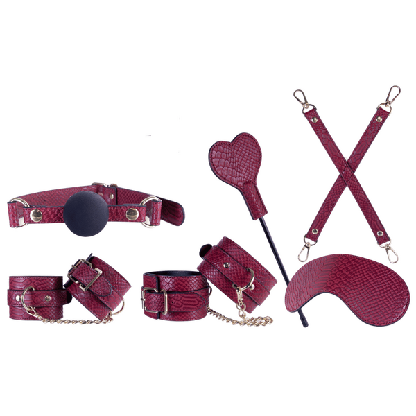 Sovereign Luxury Bondage Set (Red)-FKR006A000-008
