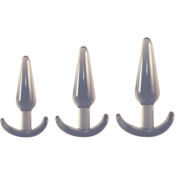 Butt Fantasy - Triple Tapered Anal Plug Set (Smoke)-FKR011A000-041