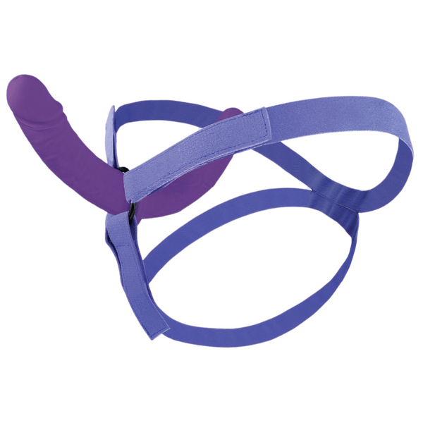Ultra Lover - Double Dong Penetrix with Harness (Purple)-FNQ003A000-022