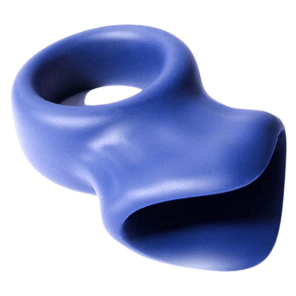 Silicone Cock & Ball Ornament - (Blue)-FNR009A000-024