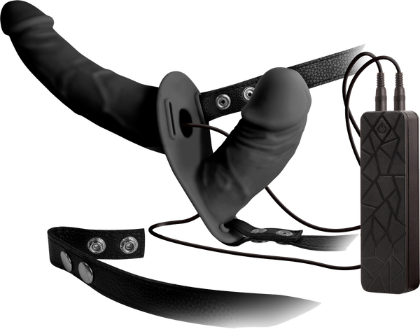 Double Thruster Strap-on (Black)-FVSG017A00-010