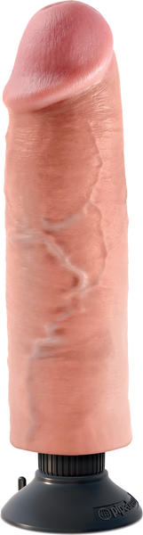 10" Vibrating Cock (Flesh)-PD5405-21