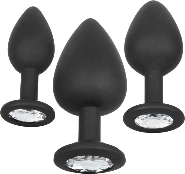 Silicone Gem Anal Kit (Black)-SE-0410-80-2