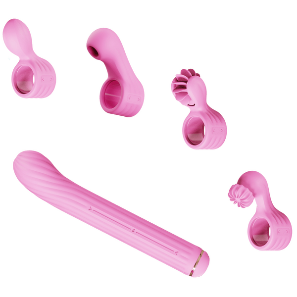 THE MAGIC STICK S1 Plus - Rechargeable Vibrator (Pink)-4897127060408