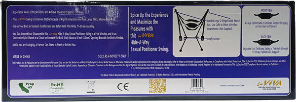 Hide-a-Way Sexual Position Free Standing Sex Swing-916833