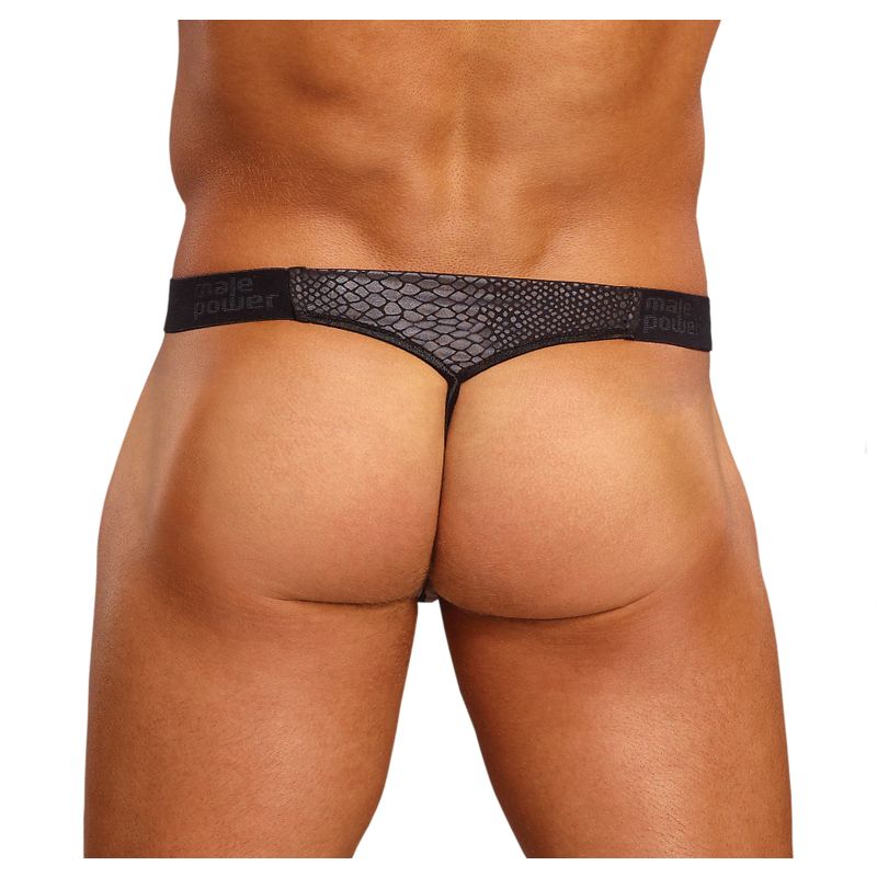 Male Power Micro G-String V-454-176-L/XL-BLK