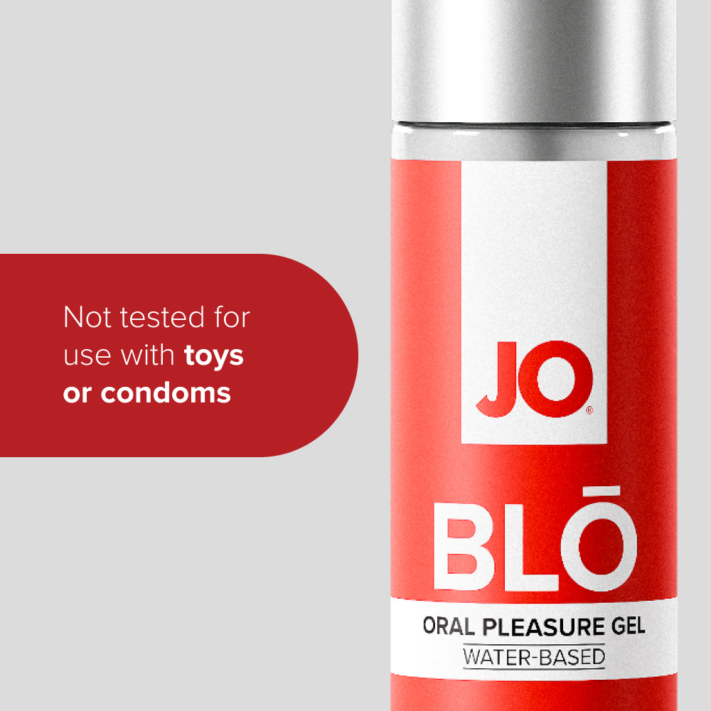JO Blo Strawberry - Strawberry Flavoured Oral Pleasure Gel - 30 ml Bottle - 10151