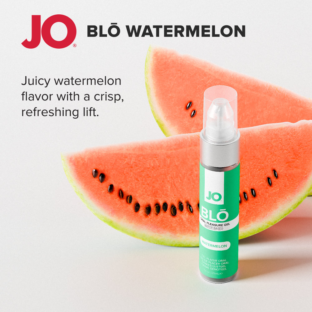 JO Blo Watermelon - Watermelon Flavoured Oral Pleasure Gel - 30 ml Bottle - 10152