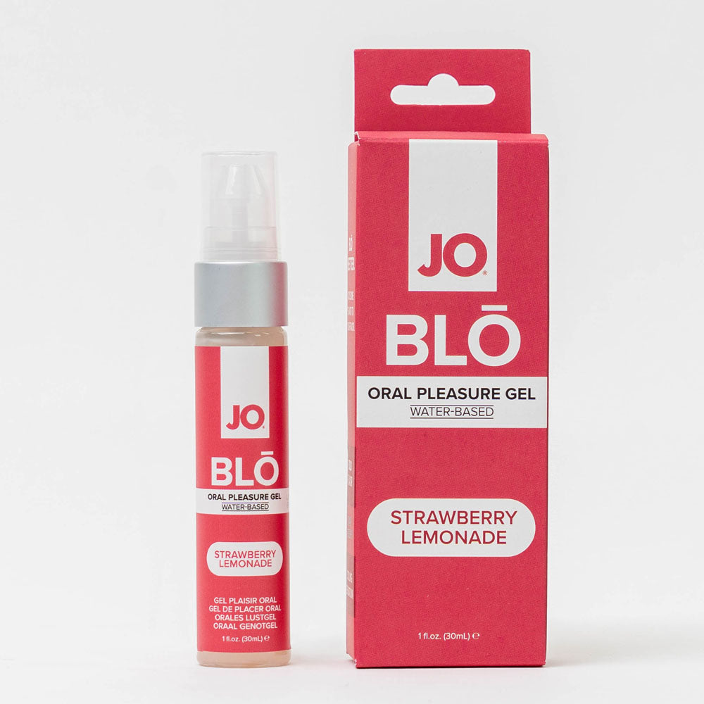 JO Blo Strawberry Lemonade - Strawberry Lemonade Flavoured Oral Pleasure Gel - 30 ml Bottle - 10153