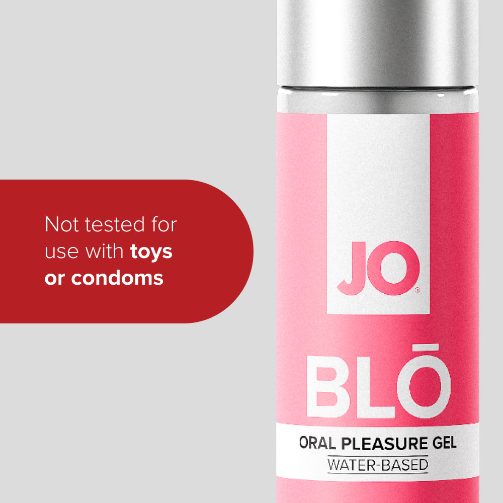 JO Blo Strawberry Lemonade - Strawberry Lemonade Flavoured Oral Pleasure Gel - 30 ml Bottle - 10153
