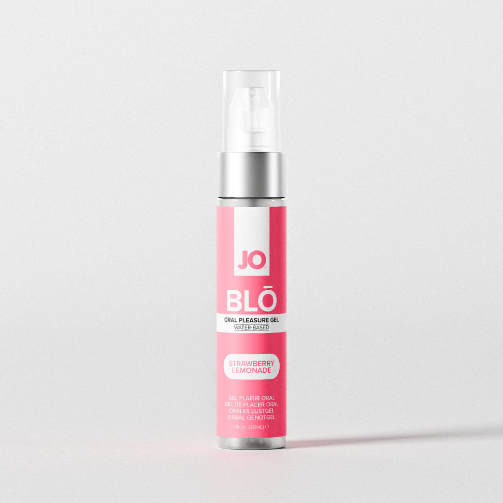 JO Blo Strawberry Lemonade - Strawberry Lemonade Flavoured Oral Pleasure Gel - 30 ml Bottle - 10153